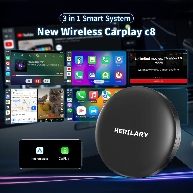 4G SIM-Enabled HDMI Output: How C8 Carplay Ai Box Works – Herilary
