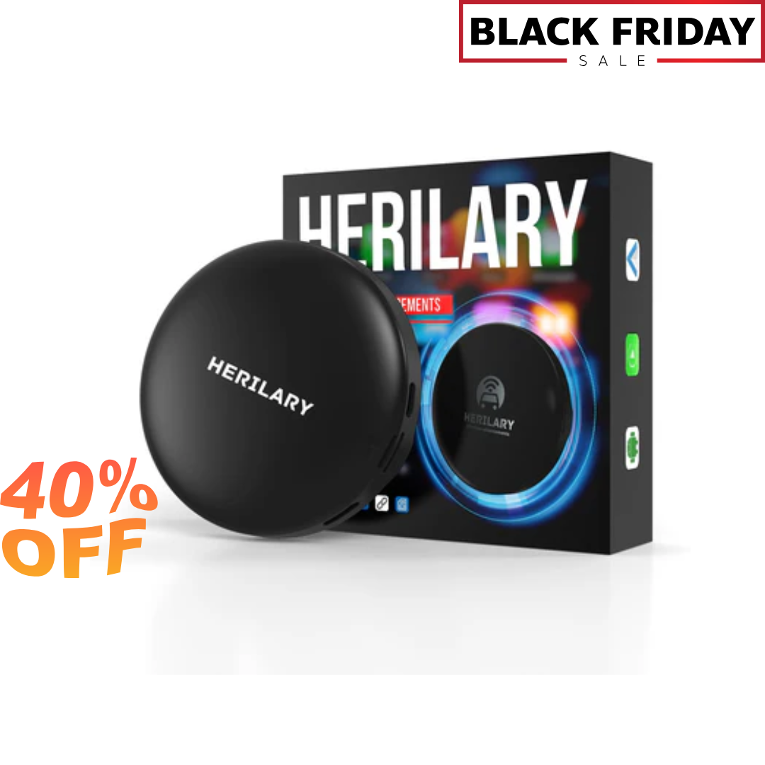 Black Friday Sale! HERILARY C8 Wireless CarPlay 3 in 1 Ai Box