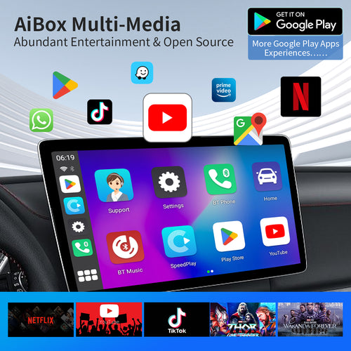 HERILARY C6 SE Wireless CarPlay & Android AI Box – Herilary