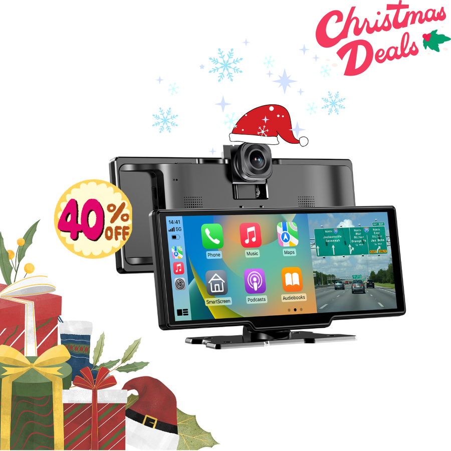 P1 Wireless CarPlay & Android Auto Display Screen – Herilary