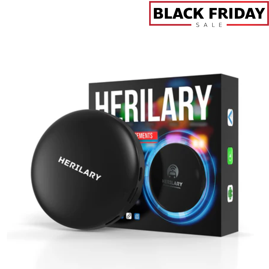 Black Friday Sale! HERILARY C8 Wireless CarPlay 3 in 1 Ai Box