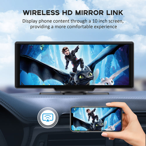 P1 Wireless CarPlay & Android Auto Display Screen – Herilary