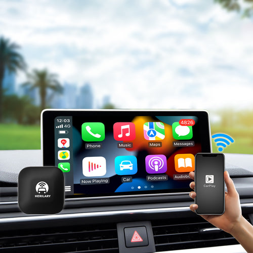 HERILARY Wireless Carplay and Android Auto, Apple Car Play Adapter