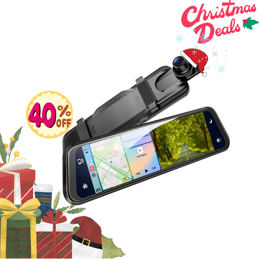 Christmas Sale! Save 40%OFF! P11: 2.5K Dash Cam Wireless CarPlay Screen